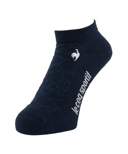 ルコックスポルティフ le coq sportif ゴルフ ソックス メンズ シーズンモチーフ柄 アンクル丈ソックス LG5FSO00M 【2025年秋冬モデル】