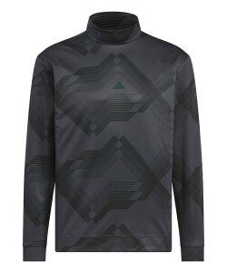 【全品対象最大10%OFFクーポン 10/24 20:00〜10/27 1:59】アディダス adidas ゴルフウェア 長袖シャツ メンズ コードカオスモックネック半袖シャツ UV660 【国内正規品】【2025年秋冬モデル】