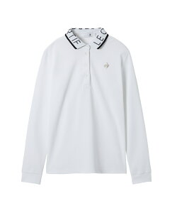 ルコックスポルティフ(le coq sportif) ゴルフウェア ポロシャツ 長袖 レディース ロゴ襟長袖シャツ LG5FLS00L 【2025年秋冬モデル】