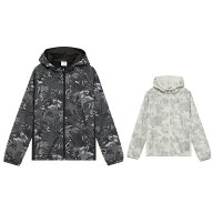 プーマ PUMA ウインドブレーカー ジャケット レディース 柄切替 裏トリコットWB フードJK 528004