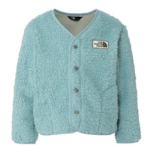 【全品対象最大10%OFFクーポン 10/24 20:00〜10/27 1:59】ザ・ノース・フェイス(THE NORTH FACE) カーディガン ジュニア トドラーカドルフリースカーディガン NAT72534-BE 【国内正規品】