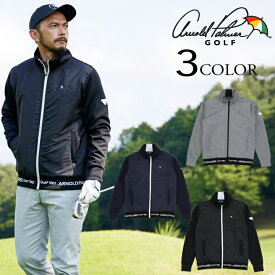 アーノルドパーマー ゴルフウェア ブルゾン メンズ コンビネーションスタンドジップジャケット フルジップ シンプル シック AP220206E06 【2025年秋冬モデル】