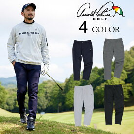 アーノルドパーマー ゴルフウェア ロングパンツ メンズ ダンボールニットジョガーパンツ 保温 軽量 シンプル プレゼント AP220207E04 【2025年秋冬モデル】
