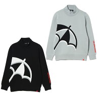 アーノルドパーマー ゴルフウェア セーター レディース BKビッグロゴハイネックセーター ニット あったか…