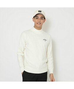 キャロウェイ(Callaway) ゴルフウェア セーター メンズ リンクス編みハイネックニット C25218104 【国内正規品】【2025年秋冬モデル】