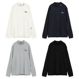 キャロウェイ(Callaway) ゴルフウェア 長袖シャツ メンズ 裏起毛スムースモックネックシャツ C25233111 【国内正規品】【2025年秋冬モデル】