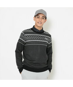 キャロウェイ(Callaway) ゴルフウェア セーター メンズ ノルディック柄クルーネックニット C25218103 【国内正規品】【2025年秋冬モデル】