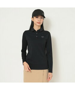 キャロウェイ(Callaway) ゴルフウェア ポロシャツ 長袖 レディース オニカノコ長袖シャツ C25233200 【国内正規品】【2025年秋冬モデル】
