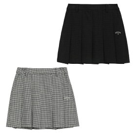キャロウェイ(Callaway) ゴルフウェア スカート レディース 8WAYストレッチ千鳥チェックスカート C25228207 【国内正規品】【2025年秋冬モデル】