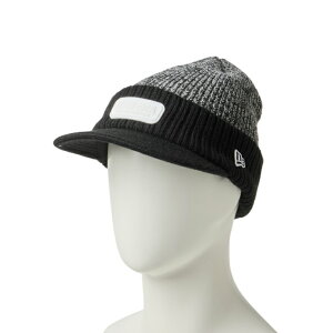 ニューエラ(NEW ERA) ゴルフ ニット帽 メンズ レディース GF VISOR KNIT TPU LOGO BLK 14669031 【国内正規品】【2025年秋冬モデル】