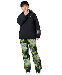 レセーダ スキーウェア キッズ ジュニア 子供 上下セット スノーウェア 130 140 150 160cm 雪遊び セパレート サイズ調節 耐水圧10000mm オンヨネ RES78005