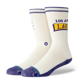 �X�^���X �\�b�N�X(STANCE SOCKS) �o�X�P�b�g�{�[�� �\�b�N�X �����Y LAKERS VICTORY CREW A556D25LVC#PUR