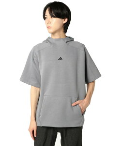 アディダス(adidas) ゴルフウェア スウェット メンズ PO半袖HD OFG57 【国内正規品】【2025年秋冬モデル】