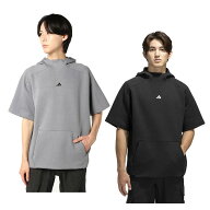 アディダス(adidas) ゴルフウェア スウェット メンズ PO半袖HD OFG57 【国内正規品】【2025年秋冬モデル】