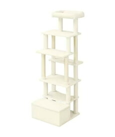 アイリスオーヤマ(IRIS OHYAMA) キャットタワー 収納付きファブリックキャットタワー SFC-157 【メーカー直送】【ご自宅配送限定】‥【返品不可】