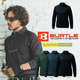 【送料無料】バートル BURTLE アンダーウェア 長袖 メンズ レディース ハーフジップシャツ 4113B 【ご自宅配送限定】‥