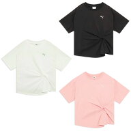 プーマ(PUMA) Tシャツ 半袖 レディース ウィメンズ ESS エレベーテッド クール フロント ノット 半袖 Tシ…