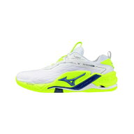 ミズノ MIZUNO ハンドボールシューズ メンズ ウエーブステルスネオ2 X1GA240039 ホワイト×イエローブル…