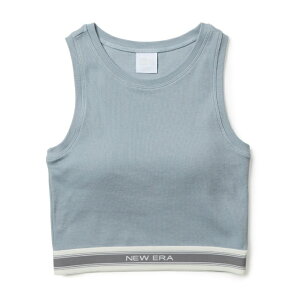 �j���[�G��(NEW ERA) �^���N�g�b�v �J�b�v�t�� ���f�B�[�X WS RIB CROPPED TANK BLU 14857967 �y�������K�i�z