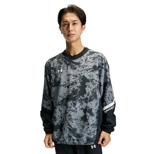 �y10��9��1:59�܂ŁI�قƂ�ǑS�i�|�C���gUP�z�A���_�[�A�[�}�[ UNDER ARMOUR �싅 �E�C���h�u���[�J�[�W���P�b�g �����Y UA YARD NOVELTY V-NECK LONG SLEEVE JACKET 6016766-001