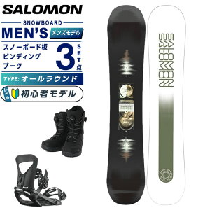 サロモン(SALOMON) スノーボード 3点セット メンズ L47661600 PULSE+PACT+SUPERB DOUBLE A-TOP ボード板+ビンディング+ブーツ オールラウンド【国内正規品】【25-26 2025-2026】