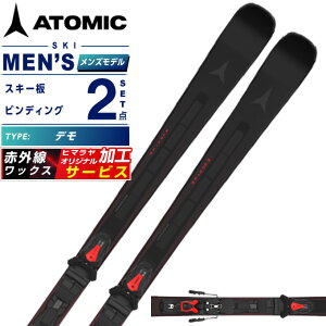 【全品対象最大10%OFFクーポン 10/24 20:00〜10/27 1:59】アトミック(ATOMIC) スキー板 デモ 2点セット メンズ REDSTER X7i+MI 12 GW スキー板+ビンディング 【国内正規品】【25-26 2025-2026】【wax】
