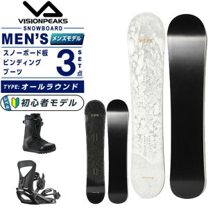 �r�W�����s�[�N�X(VISIONPEAKS) �X�m�[�{�[�h 3�_�Z�b�g �����Y LIGHTNINGFLAGE+PACT+REV BOA �{�[�h�{�r���f�B���O�{�u�[�c �I�[�����E���h�y25-26 2025-2026�z