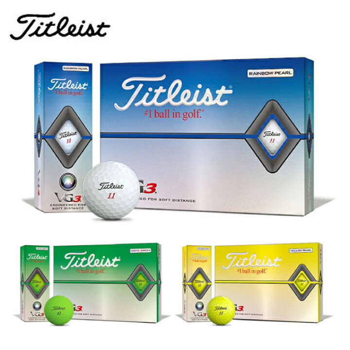 楽天市場 11月13日発売 タイトリスト Titleist ゴルフボール 1ダース 12個入 Vg3 ヒマラヤ楽天市場店