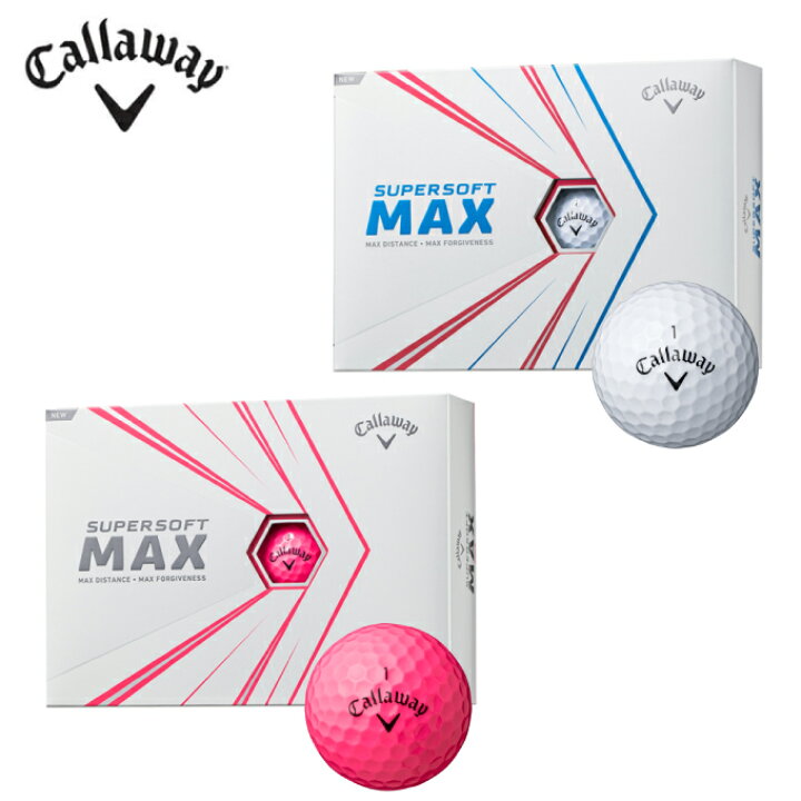 キャロウェイ ゴルフボール 1ダース 12個入 スーパーソフト マックス SUPERSOFT MAX Callaway : ヒマラヤ店