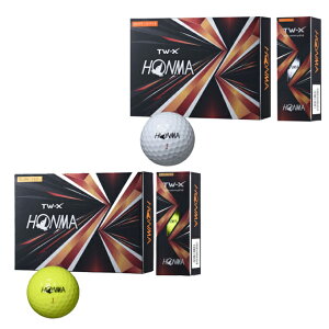 �{�ԃS���t �S���t�{�[�� 1�_�[�X 12�� TW-X�{�[�� �c�A�[���[���h BTQ2102 2021 HONMA ���F��