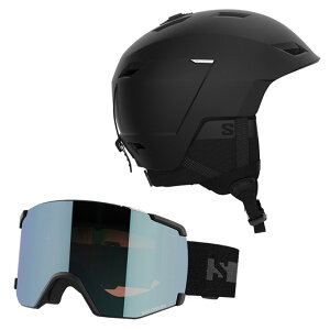 T XL[ Xm[{[h wbg S[O Zbg Y fB[X HELMET + GOGGLE PIONEER LT + S/VIEW ML salomon