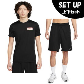 ナイキ 半袖Tシャツ ハーフパンツ セット メンズ ドライフィット Dri-FIT RLGD ボディ ショップ SS Tシャツ+ショートパンツ DZ2736-010+DV9329-010 NIKE