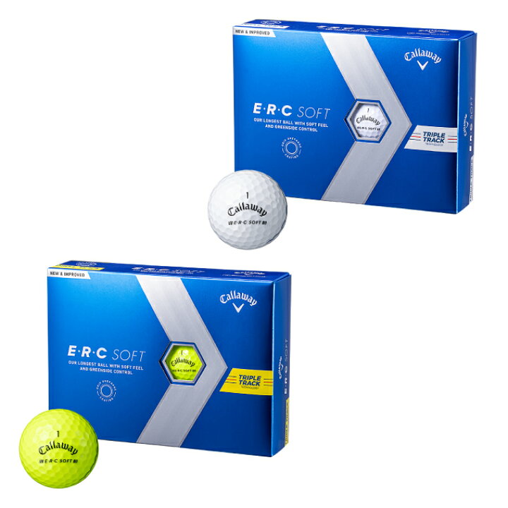 楽天市場】キャロウェイ ゴルフボール 1ダース 12個入 ERC SOFTボール 