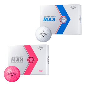 キャロウェイ ゴルフボール 1ダース 12個入 スーパーソフト マックス SUPERSOFT MAX 2023 スーパーソフト マックス Callaway