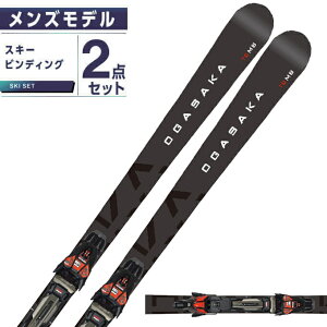 【予約商品】オガサカ OGASAKA スキー板 オールラウンド 2点セット メンズ TC-MB + rMOTION3 12GW スキー板+ビンディング【WAX】