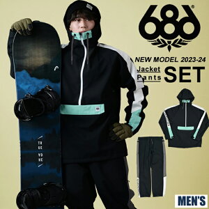 �V�b�N�X�G�C�g�V�b�N�X 686 �X�m�[�{�[�h�E�F�A �㉺�Z�b�g �����Y WATERPROOF ANORAK+PANT M2WCST02 BLACK COLORBLOCK+M2WCST05 BLACK COLORBLOCK