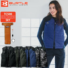 【全品対象最大10％OFF！11/20 20:00〜11/27 1:59】【送料無料】バートル BURTLE ヒーターベスト メンズ レディース 作業服 作業着 ワークウェア スポーツウェア + サーモクラフト 電熱パッド 3214 + TC500 ‥