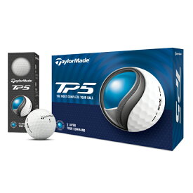 【まとめ買いで最大ポイント10倍6/4 20：00〜6/11 1：59】テーラーメイド TaylorMade ゴルフボール 1ダース 12個入 TP5 2024 WH