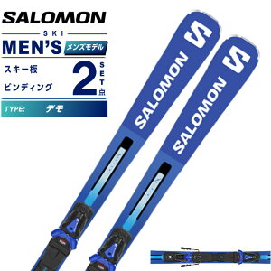 【全品対象最大10%OFFクーポン 10/24 20:00〜10/27 1:59】サロモン スキー板 デモ メンズ S/RACE SL 10 + MI12 GW L47623600 板+ビンディング salomon 【25-26 2025-2026】