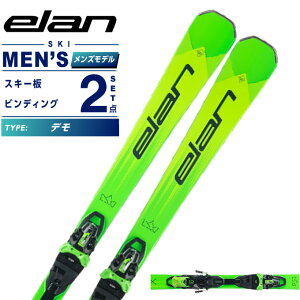 【全品対象最大10%OFFクーポン 10/24 20:00〜10/27 1:59】エラン(ELAN) スキー板 デモ メンズ ACE SLX FUSION X +EMX12 GW 板+ビンディング 【25-26 2025-2026】