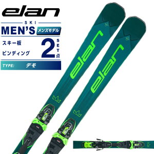 【全品対象最大10%OFFクーポン 10/24 20:00〜10/27 1:59】エラン(ELAN) スキー板 デモ ACE SL FUSION X +EMX12 GW 板+ビンディング 【25-26 2025-2026】