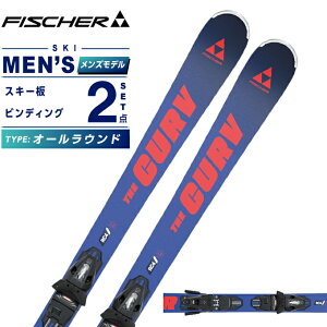フィッシャー スキー板 オールラウンド メンズ THE CURV POWER + RS 10 GW P08824 板+ビンディング FISCHER 【24-25 2024-2025】