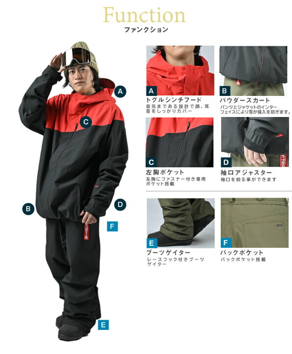 楽天市場】ボルコム VOLCOM スノーボードウェア 上下セット メンズ 