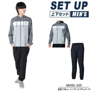A_[A[}[ EChu[J[ ㉺Zbg Y UA SPORTSTYLE WINDBREAKER PRINTED JACKET+pc 1384814-024+1364317-001 UNDER ARMOUR