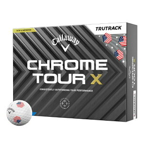 キャロウェイ ゴルフボール 1ダース 12個入 クロームツアーX USA トゥルートラックボール CHROME TOUR X 24 USA TRUTRACK Callaway