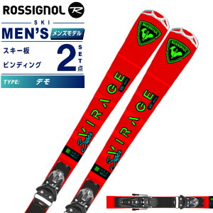 【全品対象最大10%OFFクーポン 10/24 20:00〜10/27 1:59】ロシニョール ROSSIGNOL スキー板 デモ 2点セット メンズ S VIRAGE VIII LTD R22+SPX14 GW スキー板+ビンディング