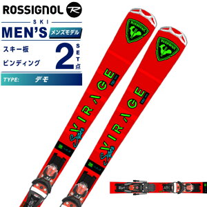 【全品対象最大10%OFFクーポン 10/24 20:00〜10/27 1:59】ロシニョール ROSSIGNOL スキー板 デモ 2点セット メンズ S VIRAGE VIII TECH+SPX14 GW スキー板+ビンディング デモ