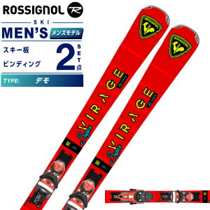 【全品対象最大10%OFFクーポン 10/24 20:00〜10/27 1:59】ロシニョール ROSSIGNOL スキー板 デモ 2点セット メンズ S VIRAGE VII OVERSIZE+NX12 GW スキー板+ビンディング 【早期品番】