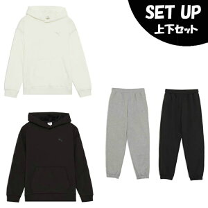【全品対象最大10%OFFクーポン 10/24 20:00〜10/27 1:59】プーマ(PUMA) スポーツウェア スウェット 上下セット メンズ ESS MX RLX フードスウェット+ESS MX スウェットパンツ 690015+690121