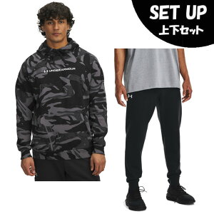 A_[A[}[(UNDER ARMOUR) X|[cEFA XEFbg ㉺Zbg Y UA RIVAL FLEECE ALLOVER PRINT HOODIE+pc 6003957-001+1379774-001